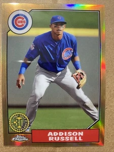 2017 Topps Chrome '87 Topps #87T17 Addison Russell - Picture 1 of 2