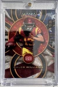 Caleb Williams-QB-RC-Trojans/Bears•2024 WC Auto Mania American FB•Holo-Lux 17/25 - Bild 1 von 2