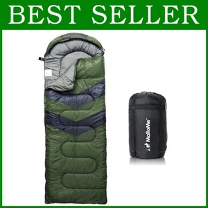 Plüsch Komfort Schlafsack für Erwachsene - Grün - Bild 1 von 11