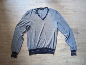 Dsquared2 Navy Blue Striped Knit FittedJumper Pullover S Made In Italy Wie Neu - Bild 1 von 6