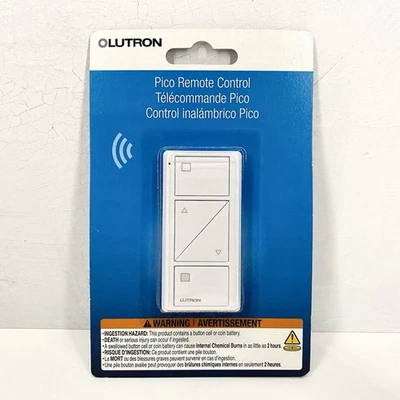 Lutron Pico Wireless Smart Remote Control PJ2-2BRL-GWH-S01