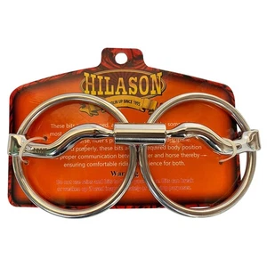JK BAR H EQUINE 5 In Mouth Horse Bit Loose Ring Stainless Steel | Horse Bit - Picture 1 of 1