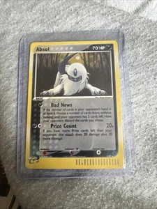 Pokemon TCG Card Absol 1/97 EX Dragon Holo Rare Vintage - Picture 1 of 2
