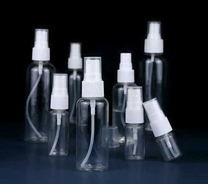 10ml - 120ml Spray Bottle for Perfume Essential Oil Refillable Plastic Container - Picture 1 of 16