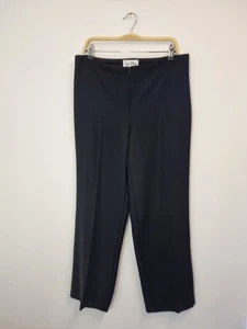 Joseph Ribkoff Smart Basic Black Pant Front Zip Size 14 Ladies - Picture 1 of 6