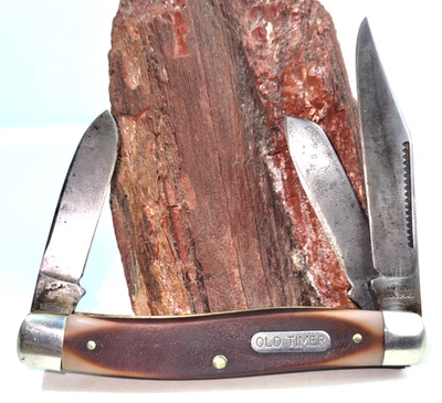 Vtg Craftsman USA 9523 Old Timer 4" Pocket Knife 3 Blades - Image 1 of 4