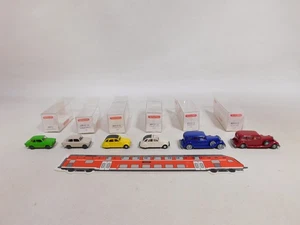 6X Wiking H0 1:87 Pkw 129 Trabant 809 Citroen 2 Cv 825 Horch Mint+Box #Dv831-0,5 - Foto 1 di 3