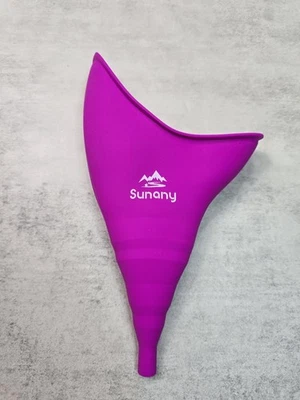 Mujeres Reutilizable Orina Embudo Púrpura Senderismo Orinar Interior Exterior Viaje NUEVO Foto 1 de 4