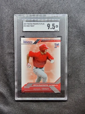 2009 Tristar Prospects Plus Mike Trout 1st RC #20 SGC 9.5 - Image 1 of 2