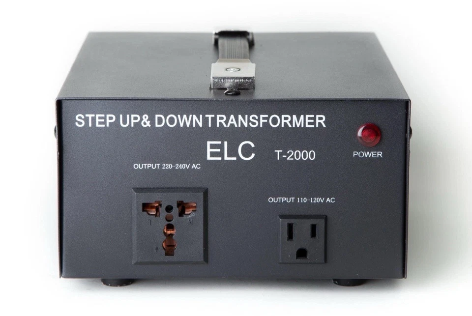 ELC T-2000 Watt Voltage Converter Transformer Step Up/Down 110v to 220v to 110v - Image 1 of 4