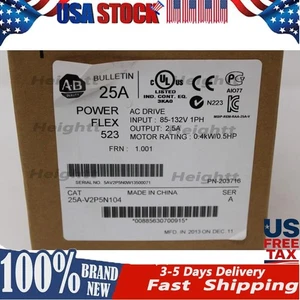 Allen Bradley 25A-V2P5N104 PowerFlex 523 AC Antrieb 120 V AC NEU versiegelt USA kostenlose Steuer - Bild 1 von 1