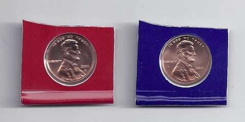 2011-P & D BU CENTS MINT SEALED Cover