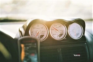 RPG Carbon Center Dash 52 Triple Gauge Pod for 97-01 Subaru Impreza WRX STI GC8 - Picture 1 of 22
