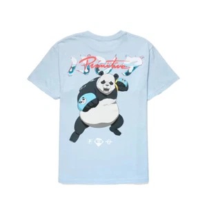 Primitive x Jujutsu Kaisen "Panda" Short Sleeve Tee (Light Blue) T-Shirt - Picture 1 of 2