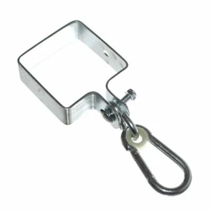 1 Schaukelhaken & Karabiner Aufhängung für Balken Schaukel Spielplatz Haken NEU - Bild 1 von 1