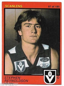 1982 Scanlens (97) Stephen REYNOLDSON Geelong ++++ - Picture 1 of 1