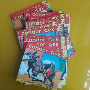 FUMETTI-CONDOR GEK-IL CAVALIERE DELLE TENEBRE-NN. 1 -18-ED DARDO-ANASTATICA 1955 - Picture 1 of 19