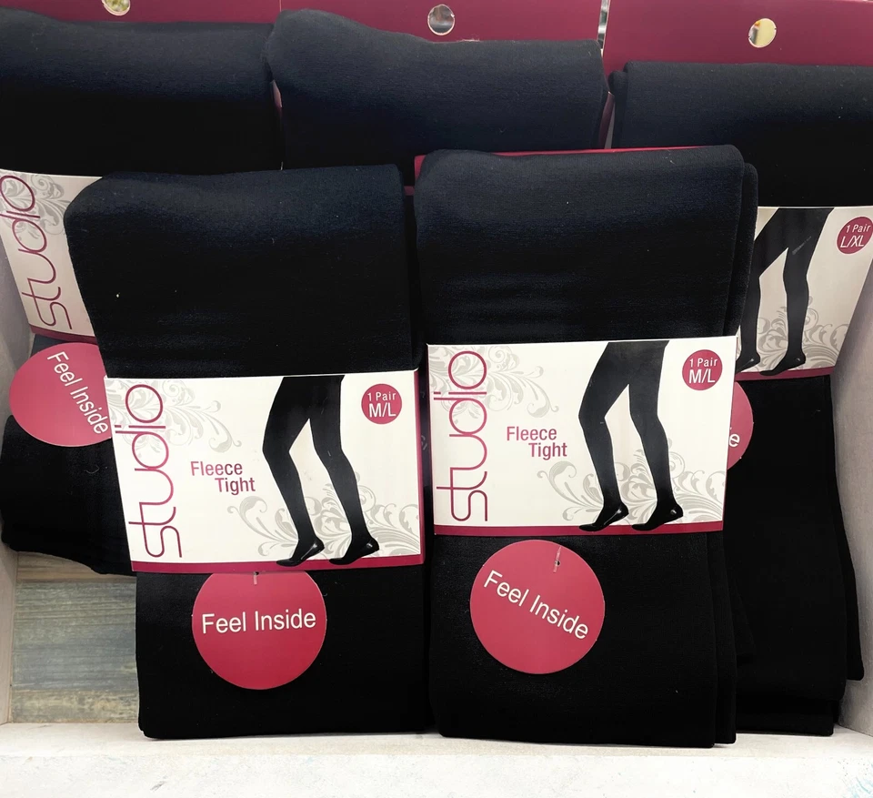 Studio Cozy Footed Fleece Tights, 5 for $10 - Image 1 of 3