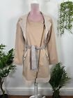 Angels Never Die Women's Belted Long Line Lightweight Trench Coat Size 0 Small