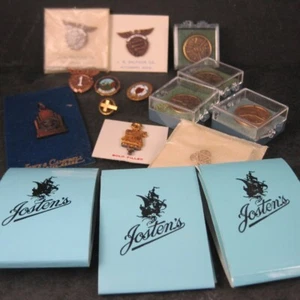 Lot of 16 Vintage Pins Good Driver School Awards Gold Filled - Picture 1 of 6