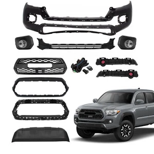 For 2016-2023 Toyota Tacoma Front Bumper Grille Fog Lights Valance Brackets Set - Picture 1 of 11