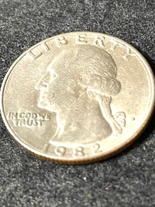 1982 D quarter DDO In God We Trust Liberty in rim repunched mintmark - Picture 1 of 8