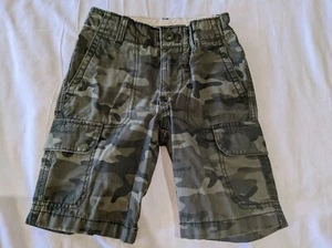 Gap Cargo Shorts Boys Size 6 Camo Green Casual Camoflague M81 Woodland - Picture 1 of 7