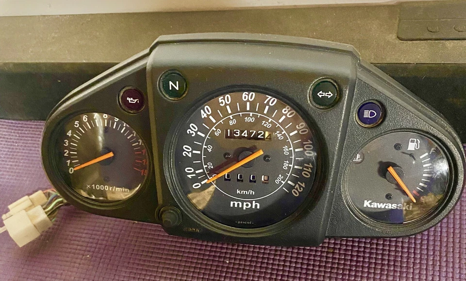 08 09 10 11 12 Kawasaki Ninja 250R Ex 250 velocímetro cluster tach medidores EX250J - Imagem 1 de 4
