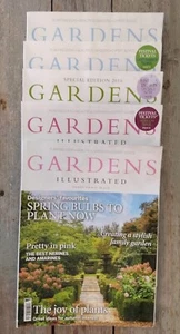 GARDENS ILLUSTRATED MAGAZINE, 5 issues, PRINTED IN UK, *Flaw - Picture 1 of 14