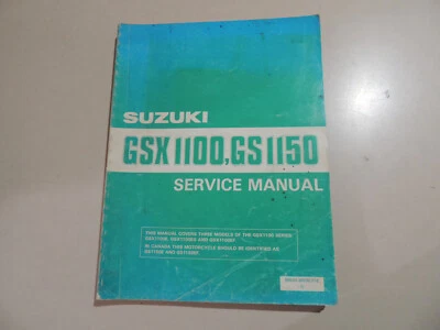 SUZUKI GS 1150 EF GSX 1100 E ES EF 1984 Shop Service manual Werkstatthandbuch   - Bild 1 von 4