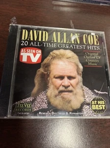 David Allan Coe - 20 All-Time Greatest Hits [New CD] sealed! Outlaw Country - Picture 1 of 2