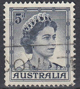 Australia Sellado Reina Isabel II 2 Inglaterra Nobleza Monarquía Real / 2417 - Imagen 1 de 1