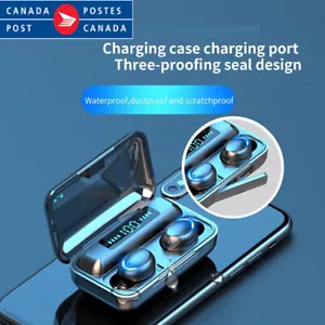 Bluetooth Earphones 5.0 Charging For Wireless Headphones Touch Control Earbuds - Foto 1 di 10