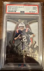 2020 Panini Select - Hot Stars #HS2 Tom Brady PSA 9 Mint Patriots - Picture 1 of 2
