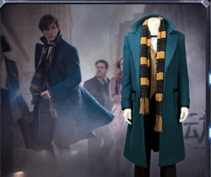 Phantastische Tierwesen, wo sie zu finden sind Newt Scamander Trench Cosplay Kostüme Anzug - Bild 1 von 18