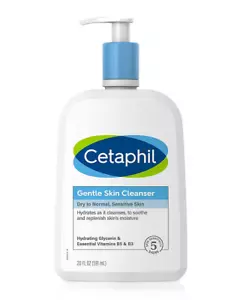 Cetaphil Gentle Skin Cleanser for All Skin Types 20 oz Dry to normal Family Sz - Picture 1 of 2