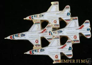 FUERZA AÉREA DE LOS ESTADOS UNIDOS THUNDERBIRDS F-16 HALCÓN DIAMANTE SOMBRERO PRENDEDOR USAF NELLIS AFB ALA REGALO - Imagen 1 de 1