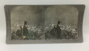 Keystone Stereoview-Overlooking Oberammergau, escena de juego de pasión Kofel Alemania - Imagen 1 de 2