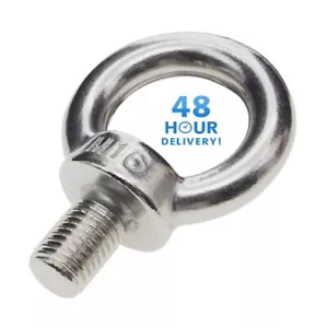 HILO MÉTRICO GALVANIZADO OJO DE ELEVACIÓN M6 M8 M10 M12 M16 M20 zinc galvánico - Imagen 1 de 5