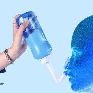 Adults Children Nasal Wash Cleaner Nose Protector Cleans Moistens Neti Pot 300ml - Bild 1 von 9