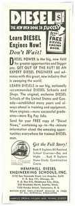 Anuncio impreso Hemphill Diesel Engineering Schools 1934 anuncio de 1/4 página - Imagen 1 de 4