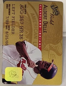 1995 Studio Gold Albert Belle Indians BB Card #15  - Picture 1 of 2