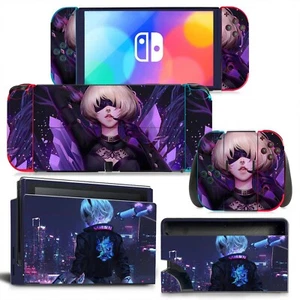 NieR: Automata Skin Aufkleber Stickers + Schutzfolie Für Nintendo Switch OLED - Picture 1 of 2