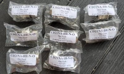 8 Standard Nickel Plated Brass 3/4" NPT Nickel Fitting CD21NA-BR-N-0 LOT - Image 1 of 2