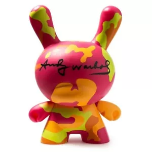 Camo Masterpiece 8" Dunny by Andy Warhol Foundation x Kidrobot - Picture 1 of 7