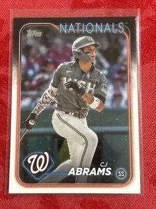 2024 Topps #37 CJ Abrams - Picture 1 of 7