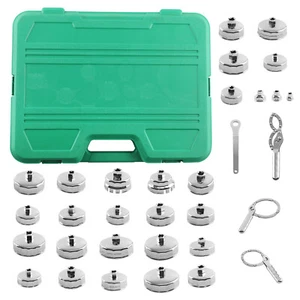 31Pcs Oil Filter Wrench Set Heavy Duty Steel Oil Filter Socket Cap For Buick etc - Picture 1 of 12