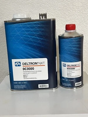 Ppg 1 Gal Dc3000, capa transparente de alta velocidad, Dch3085 1 Qt Mid ¡¡ENVÍO GRATUITO!!! Foto 1 de 3