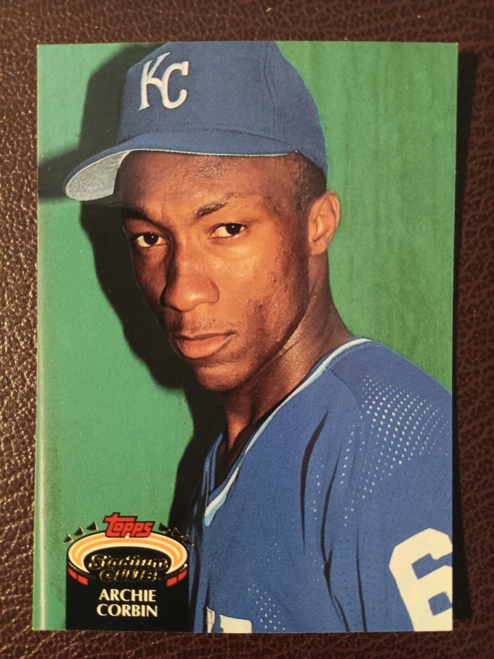 ARCHIE CORBIN KANSAS CITY ROYALS 1992 TOPPS STADIUM CLUB BASEBALL CARD #473 - Image 1 of 1