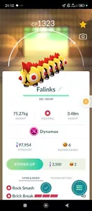 Pokemon Dynamax Falinks Pokémon Go Trade - Picture 1 of 1